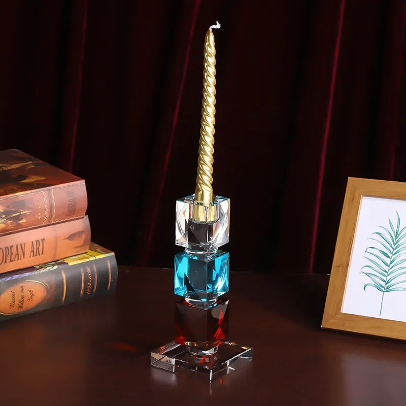 Colored Crystal Candlesticks 4
