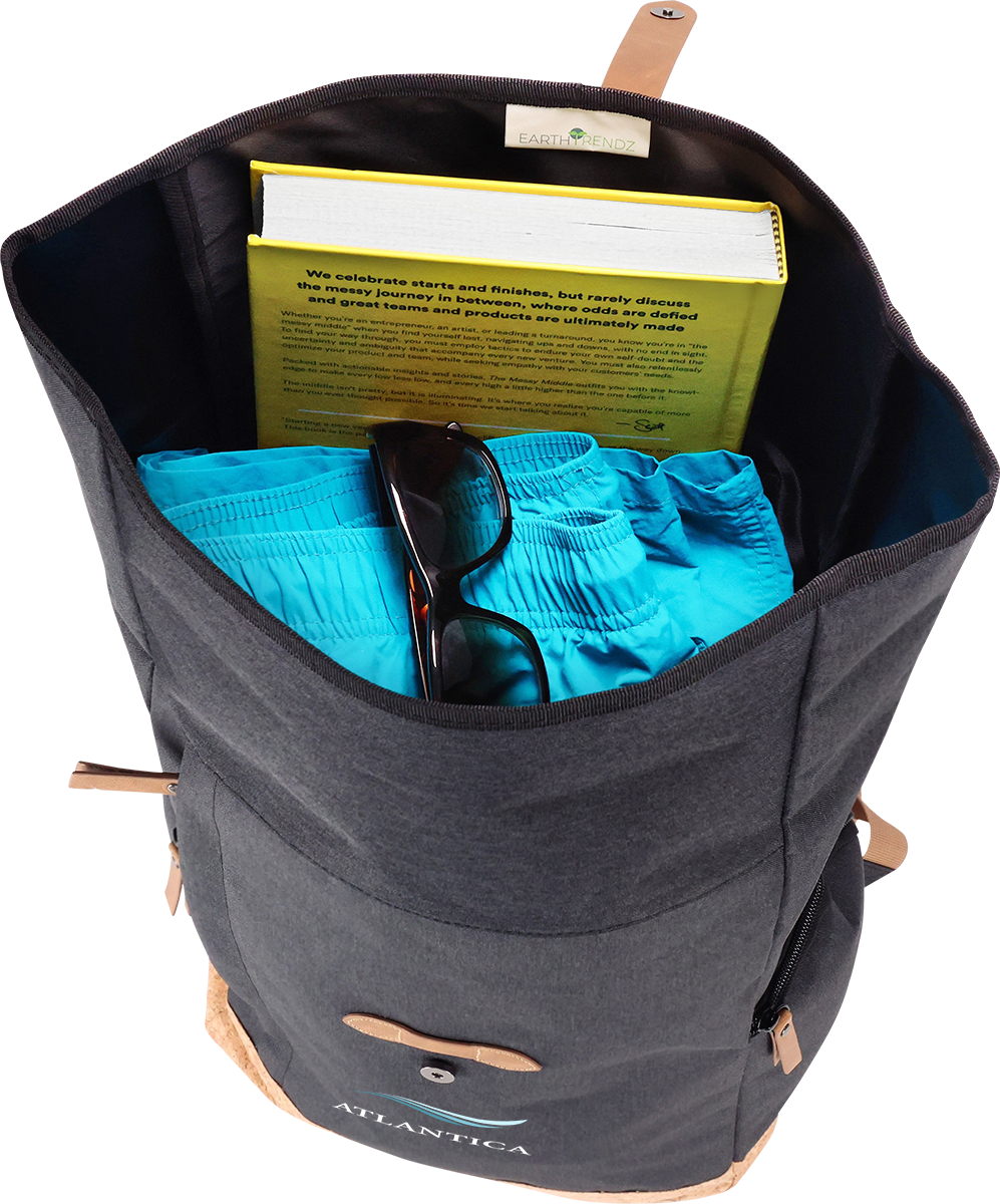 EarthTrendz™ rPET Rolltop Backpack 12