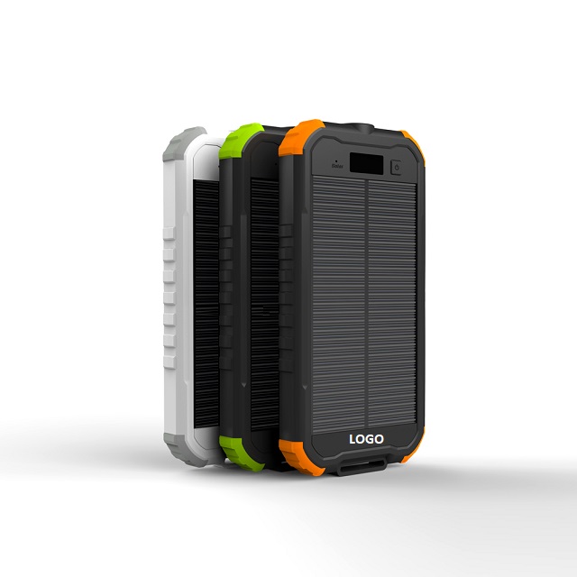 Crash Proof Solar Power Bank with Torch Light 10000mah 4