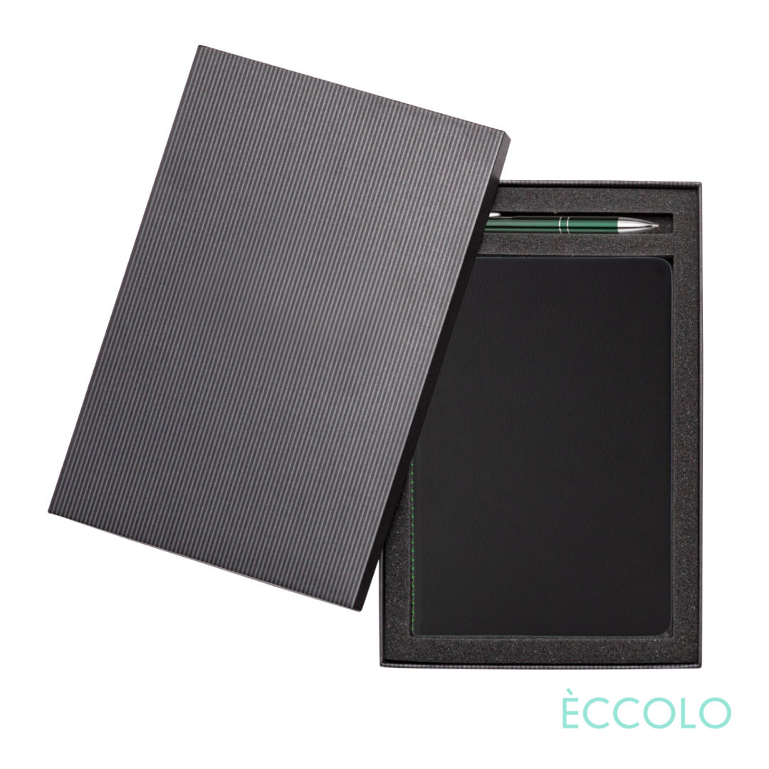 Eccolo® New Wave Journal/Clicker Pen Gift Set - (M) 19