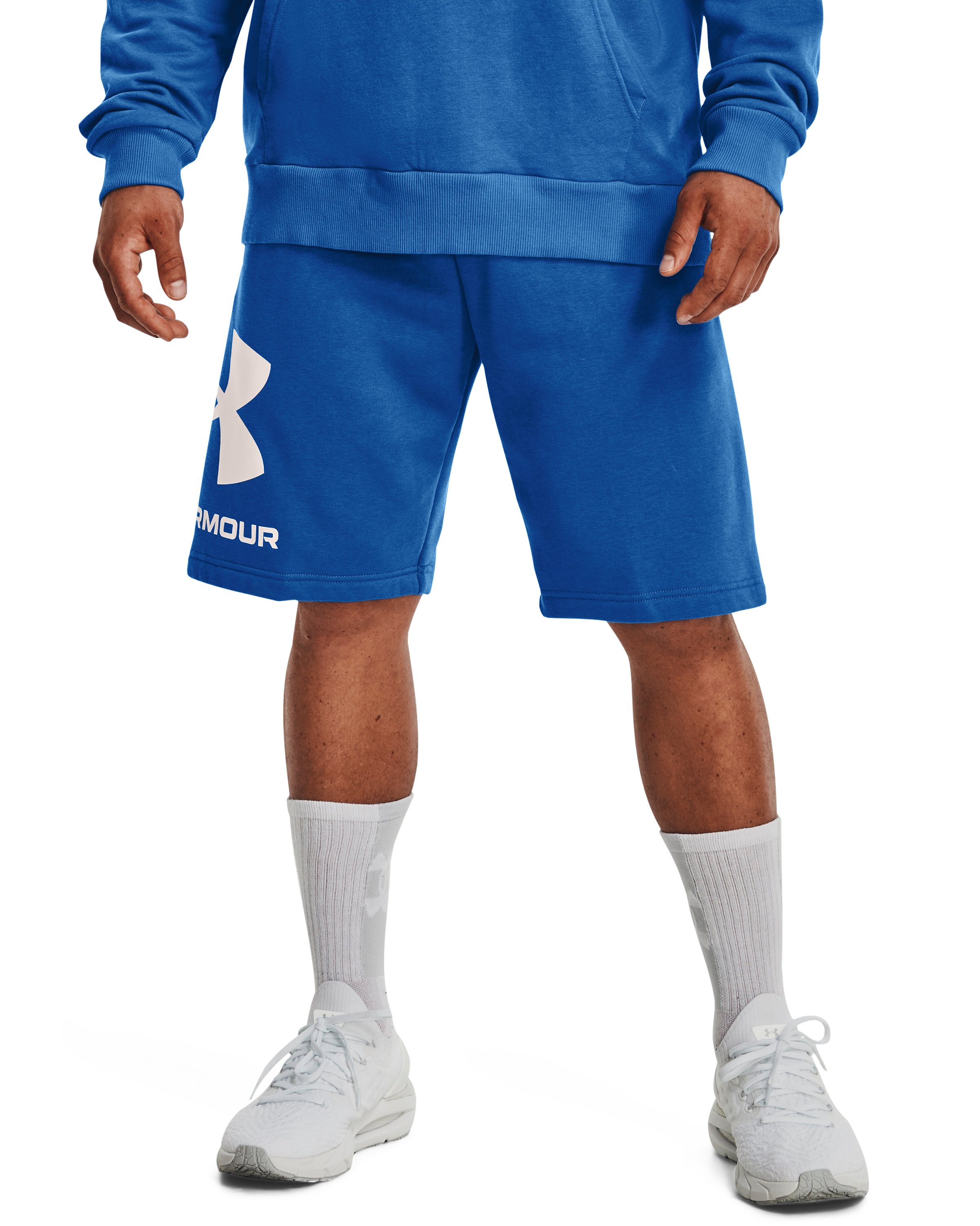 UA Rival Fleece Big Logo Men's Shorts 4