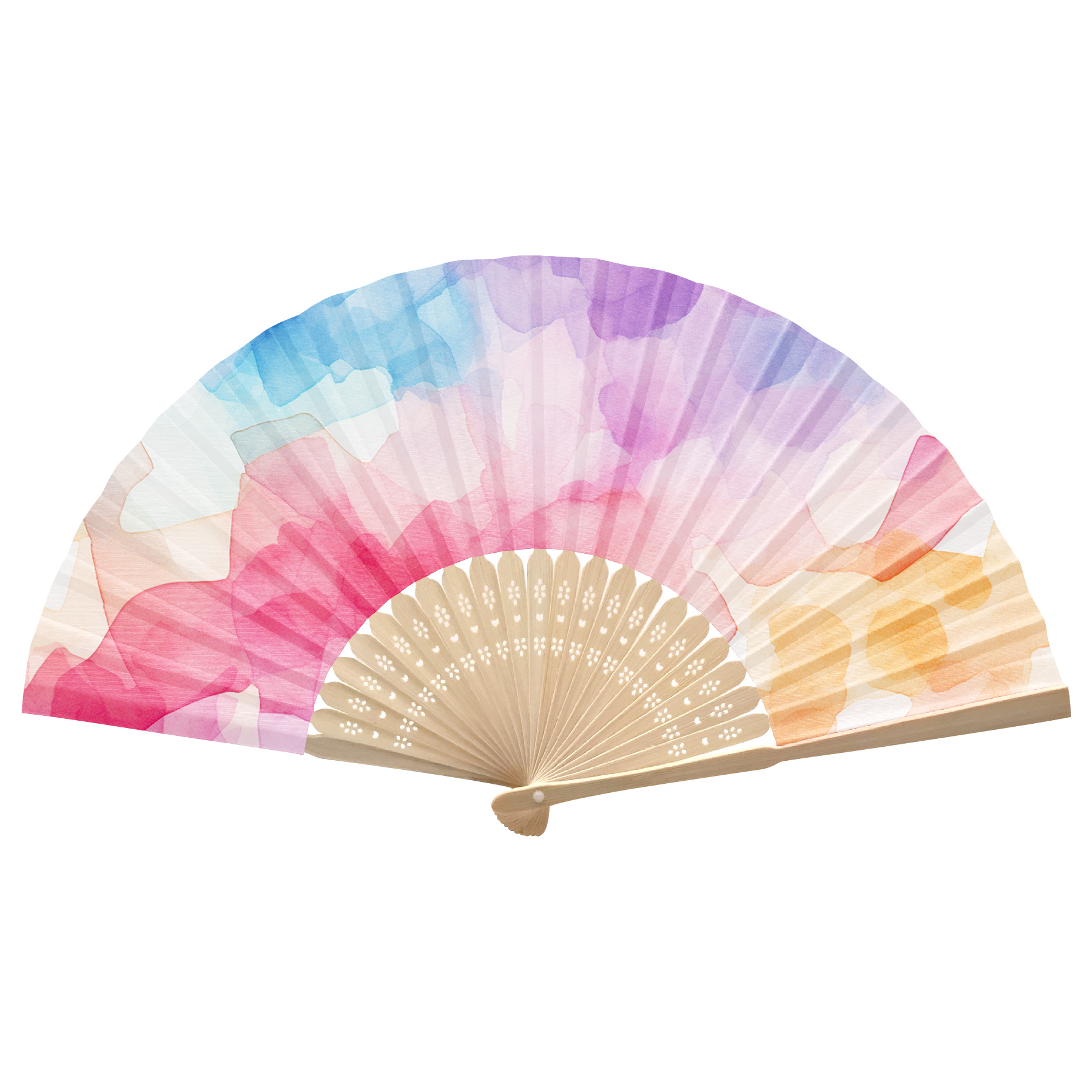 Foldable Bamboo Fan 24