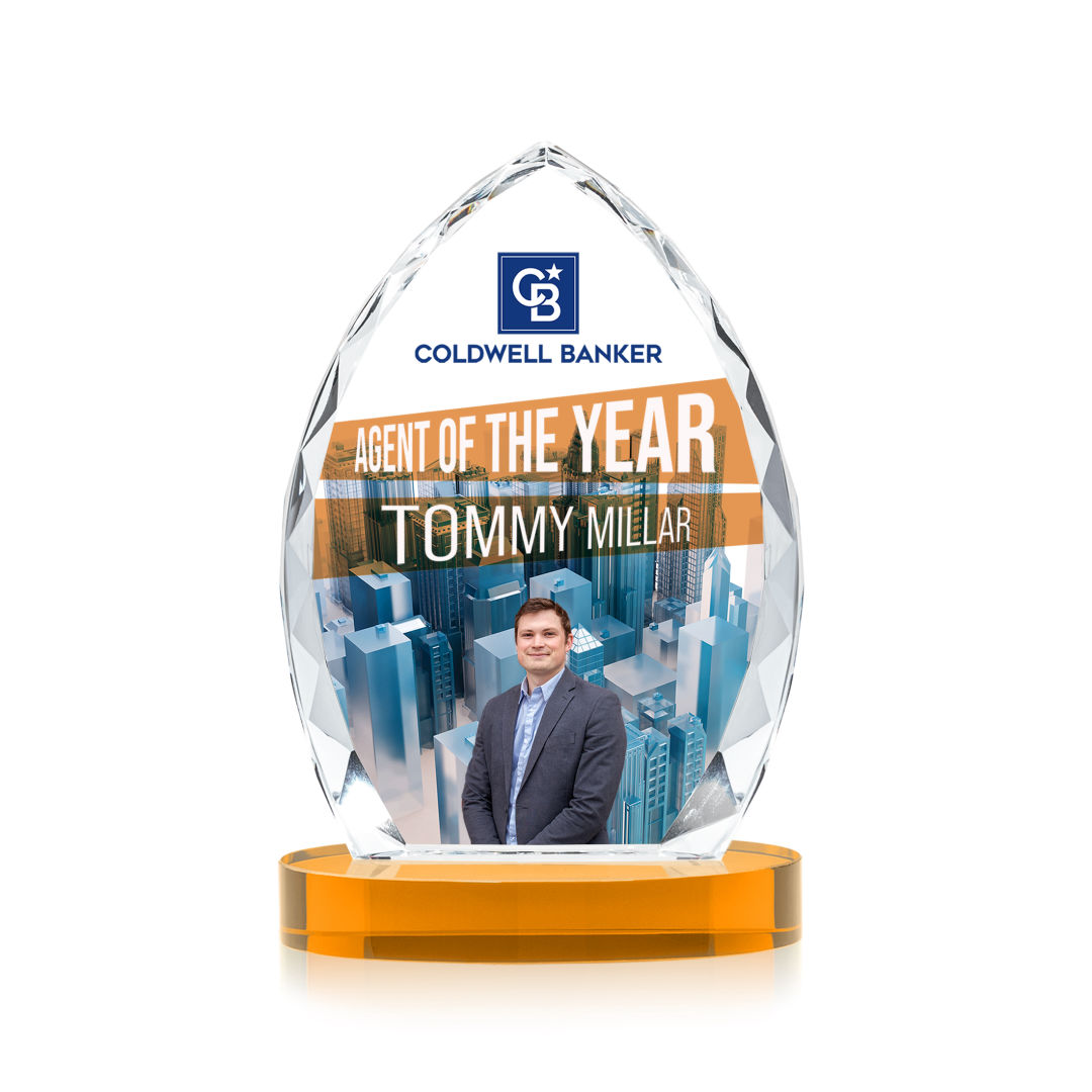 Wilton VividPrint™ Award on Alberton Base - Amber