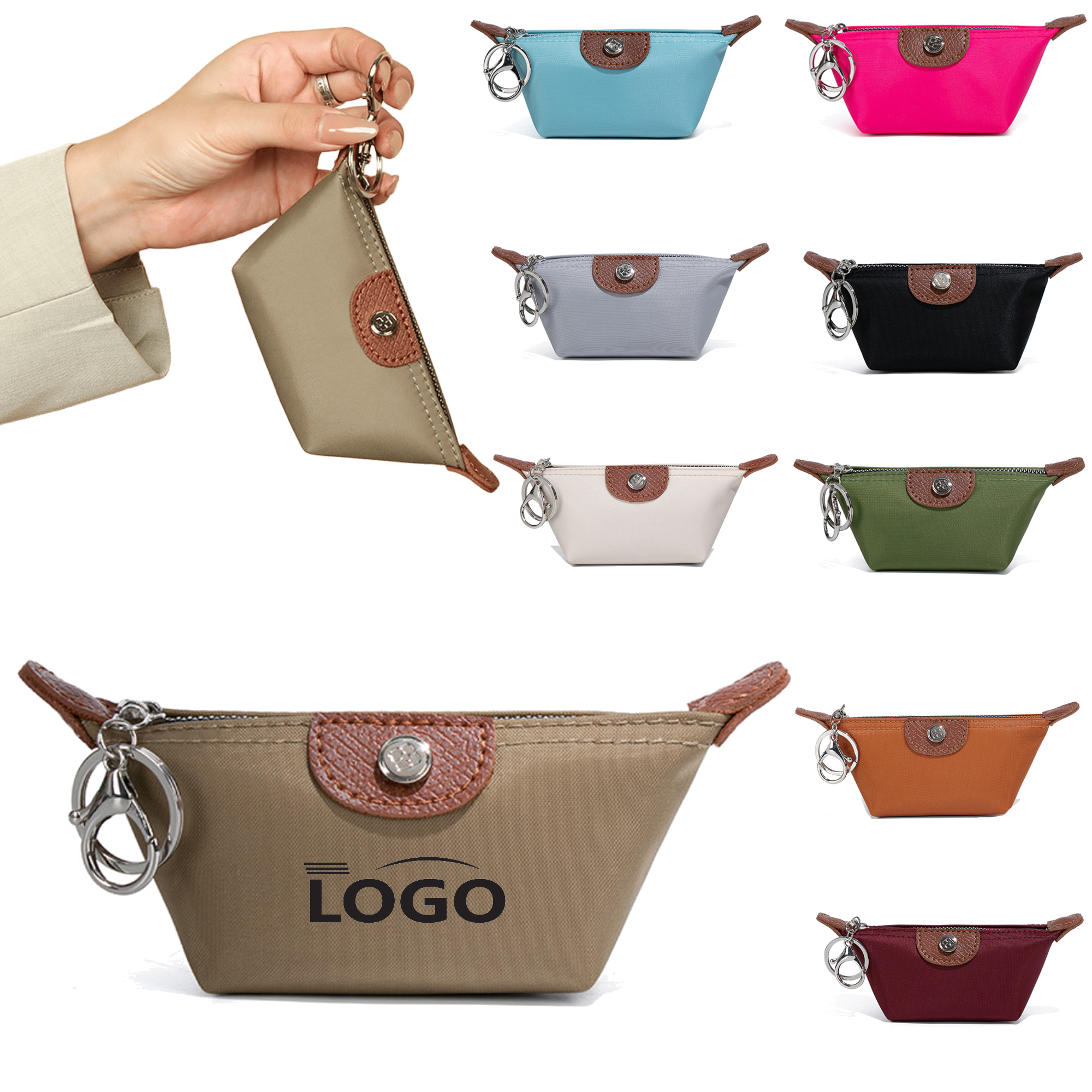 Fashion Mini Nylon Charm Bag MOQ 50 2