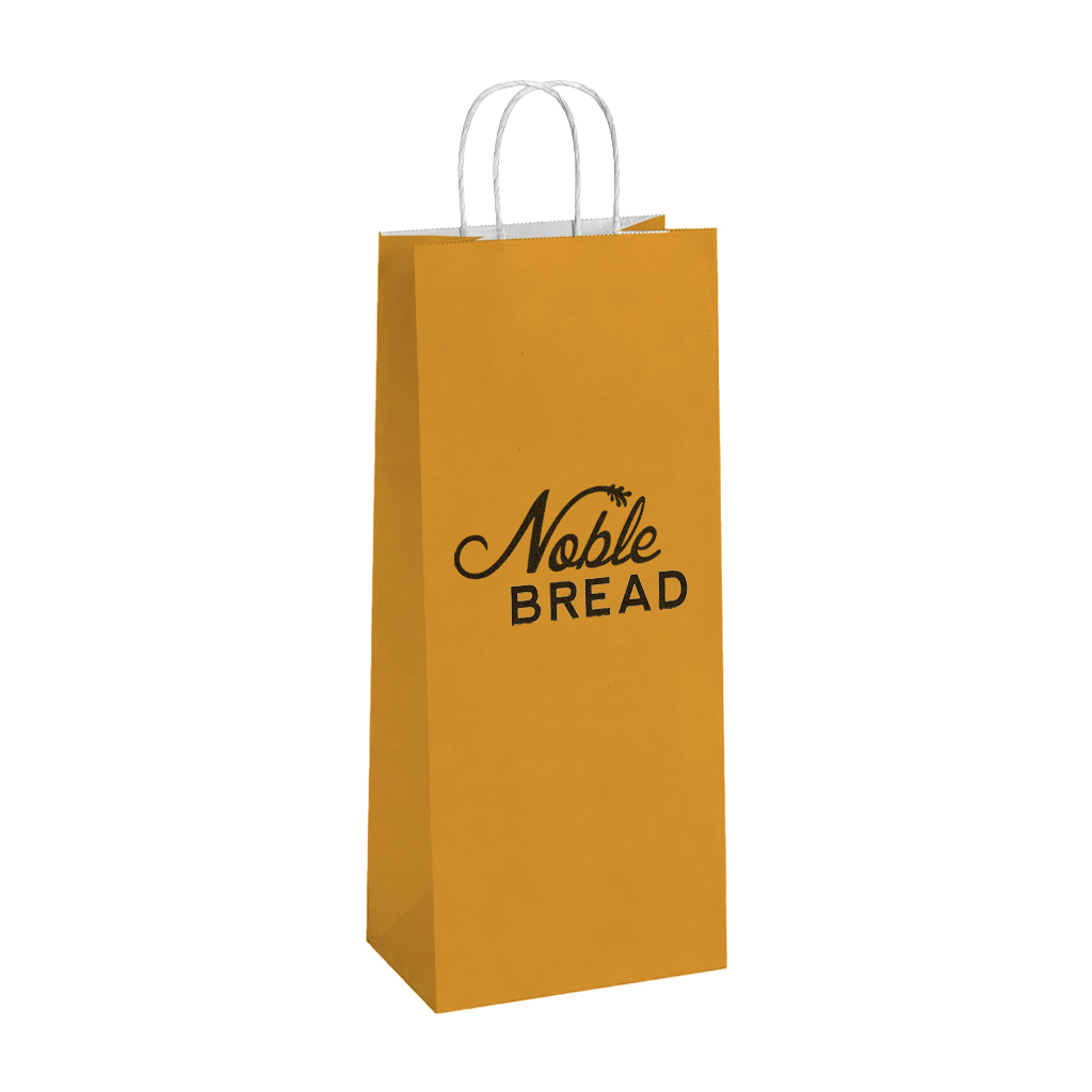 235g Card Paper bag with full color imprint on all sides (5.25*13*3.25") 1