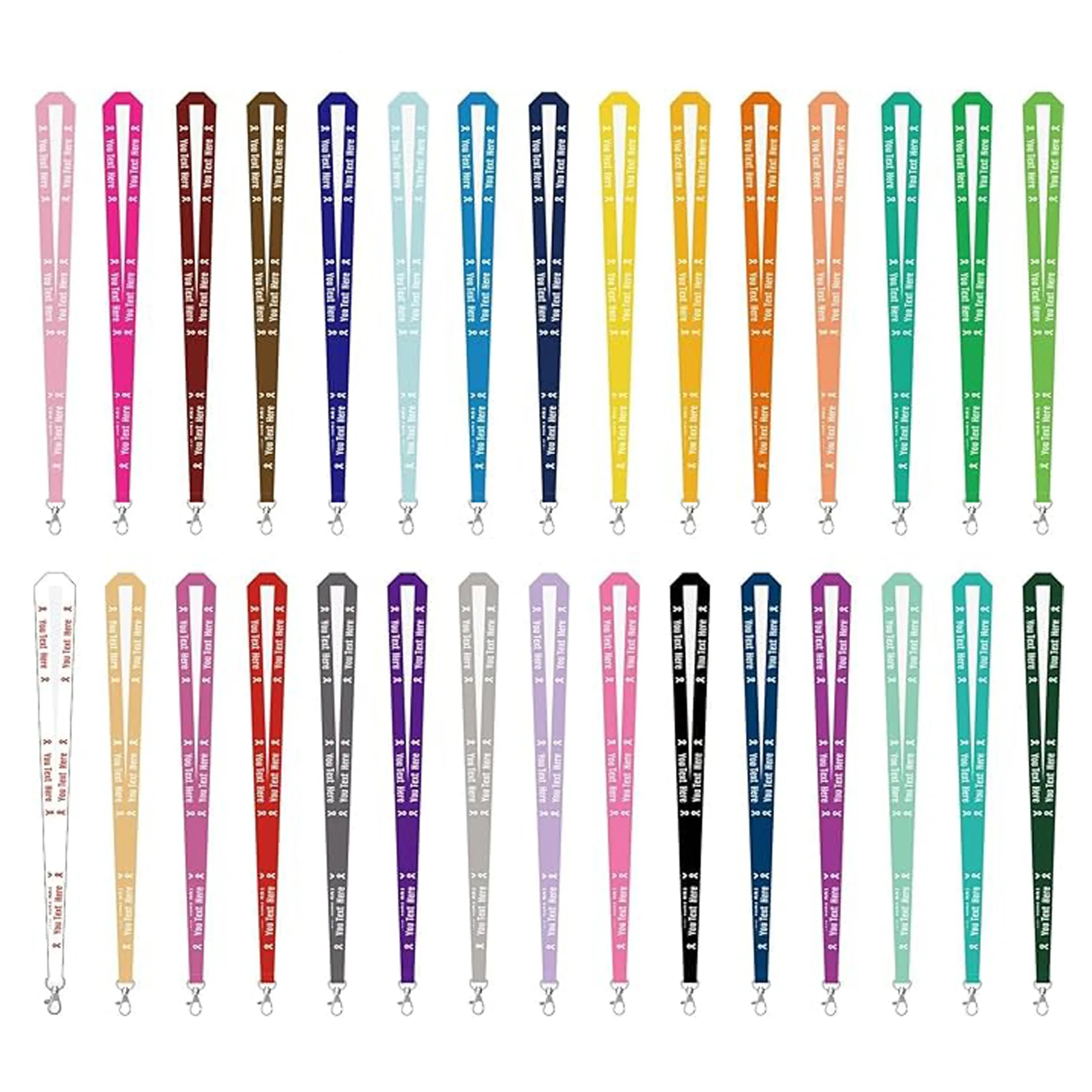 0.79" Custom Full-Color Badge Lanyards with Clip 2
