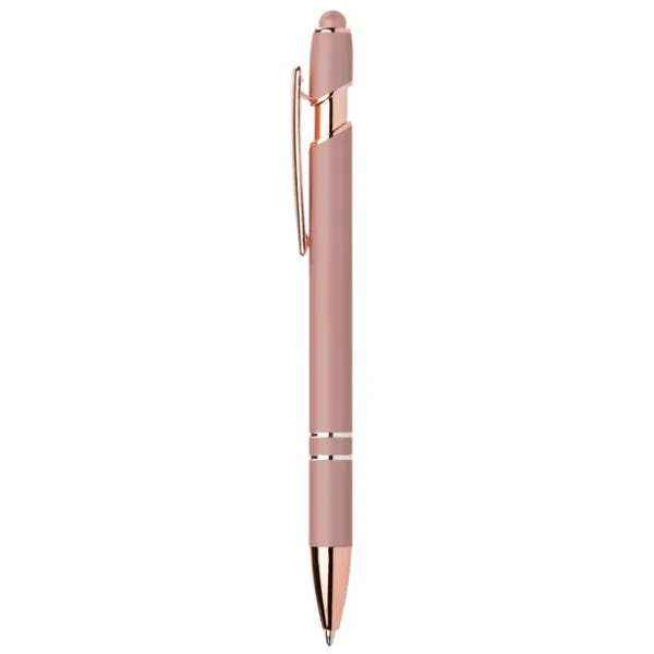 Ellipse Softy Rose Gold Metallic Pen with Stylus 1