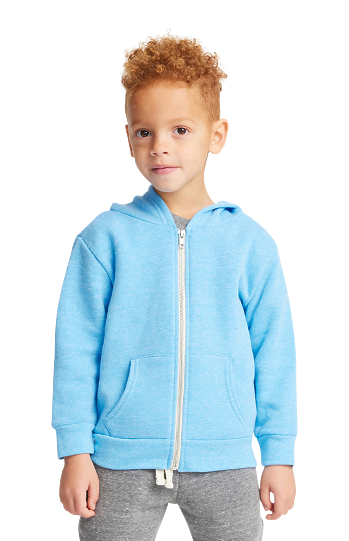 Toddler Triblend Fleece Zip Hoodie 2