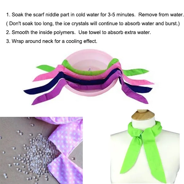 Gel Summer Running Neck Cooling Scarf 3
