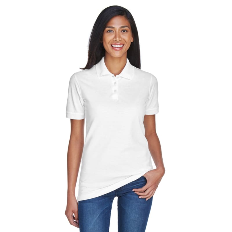 UltraClub Ladies' Classic Piqué Polo 35