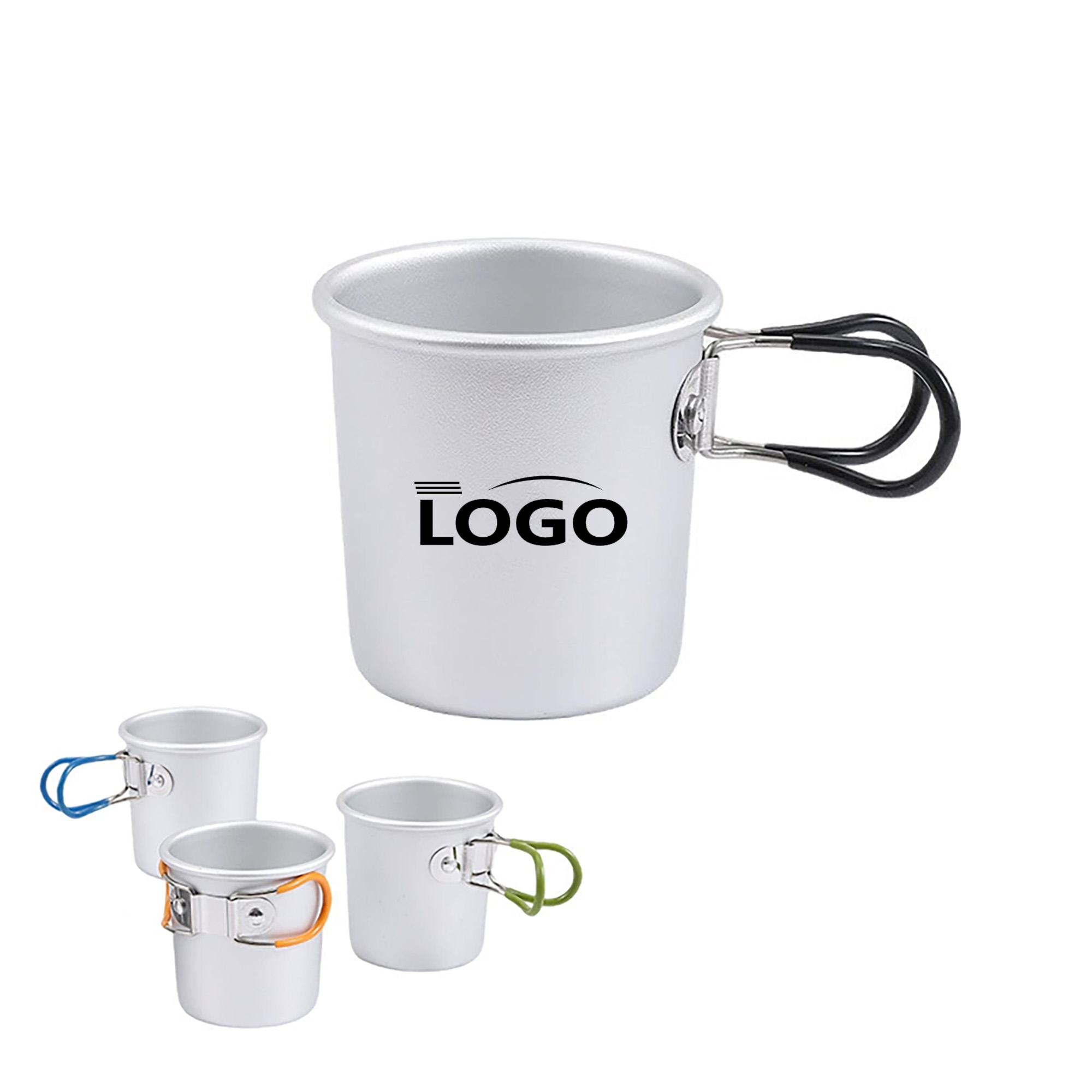 Aluminum Camping Mug with Folding Handle 2