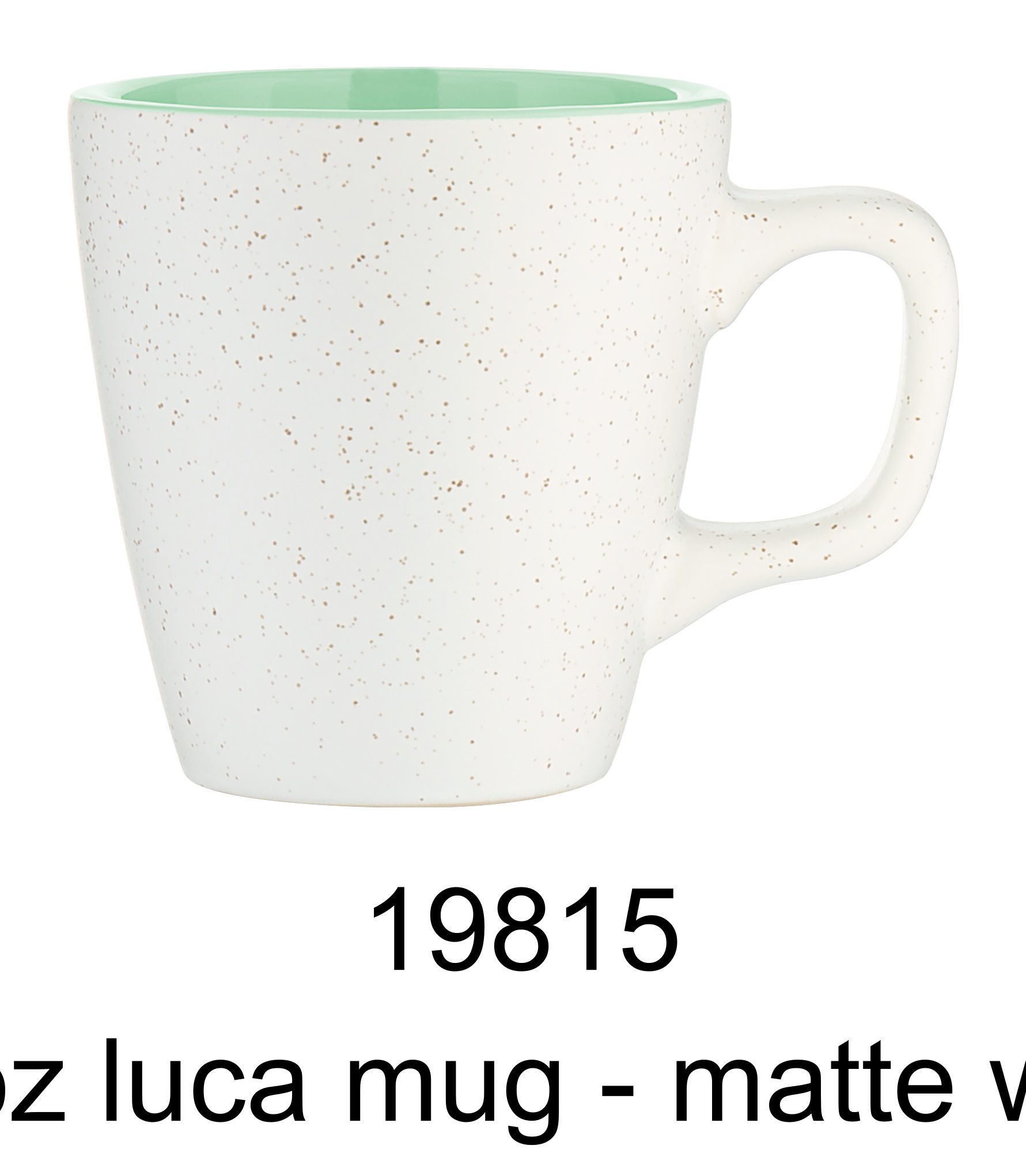 12 oz luca mug matte white
