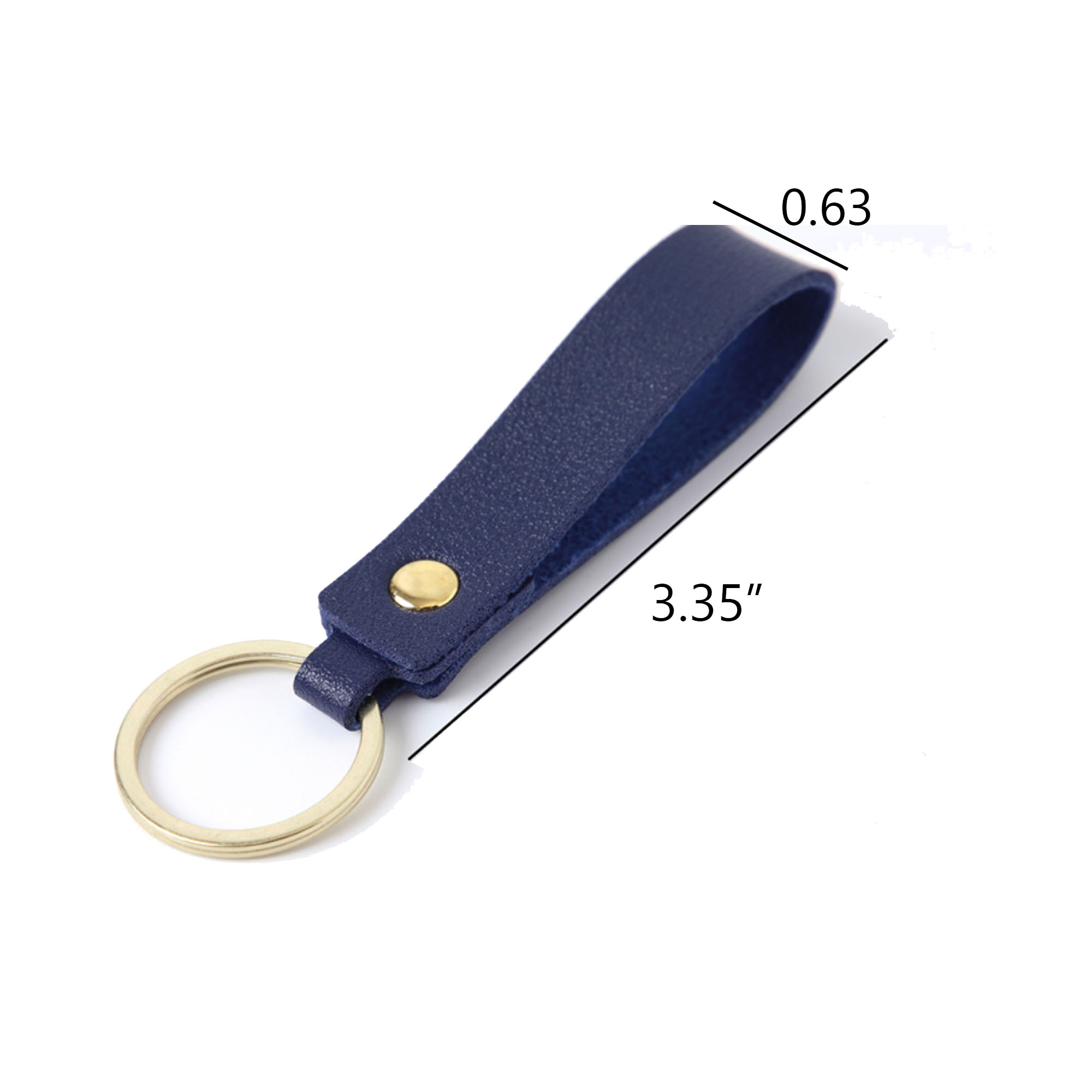 MOQ500 PU Leather Keychain 1