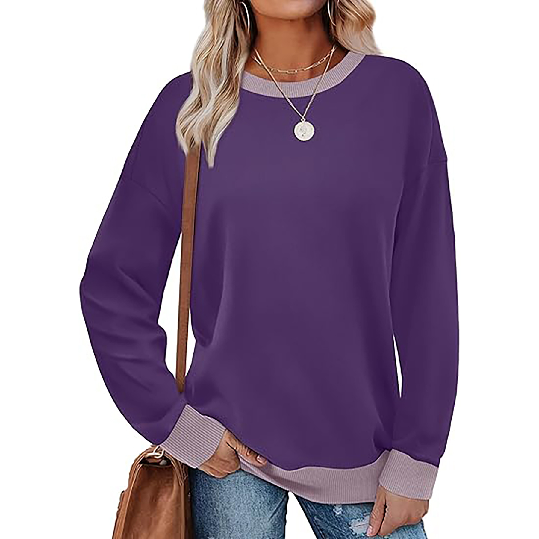 Women Crewneck Long Sleeve 1