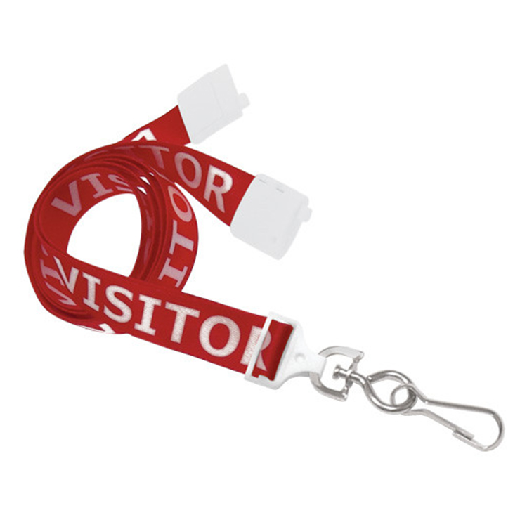 5/8" Visitor Pre-Printed Lanyard 1