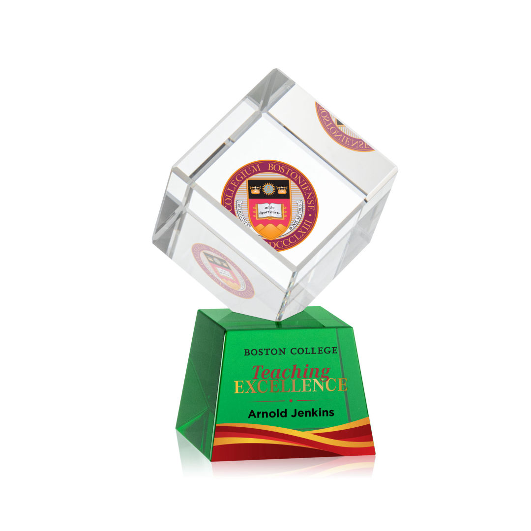 Burrill VividPrint™ Award on Robson Base - Green 8