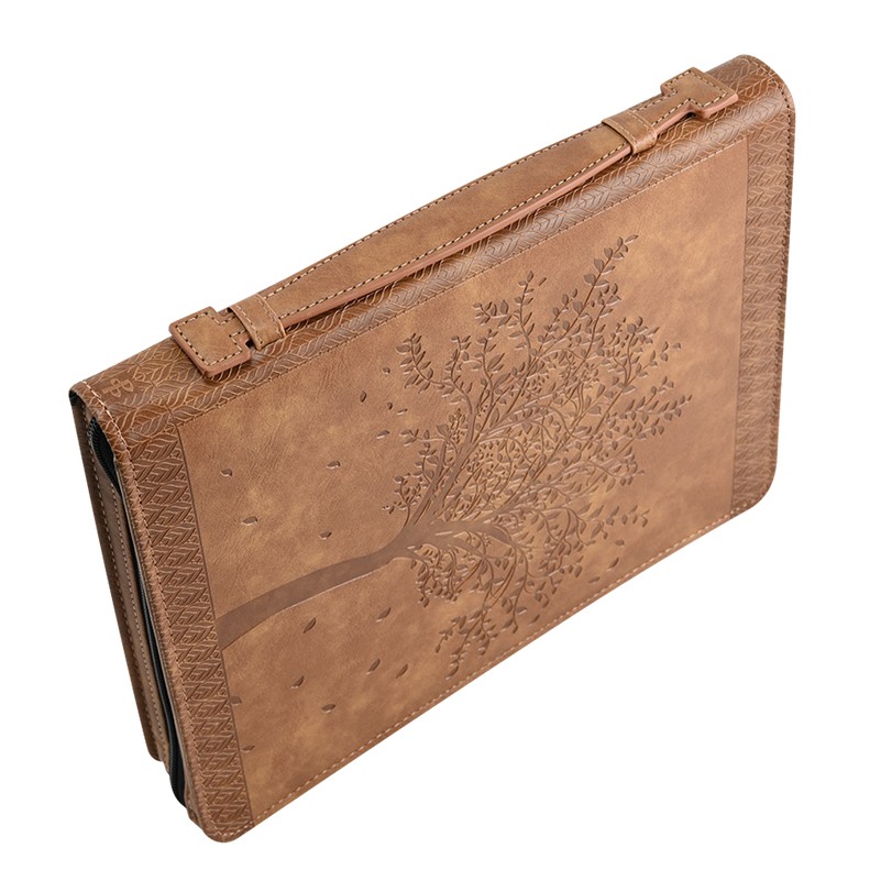 Quality High-End And Elegant - Tree Embossed Bible Book Cover With Classic Design Retail Grade! 3