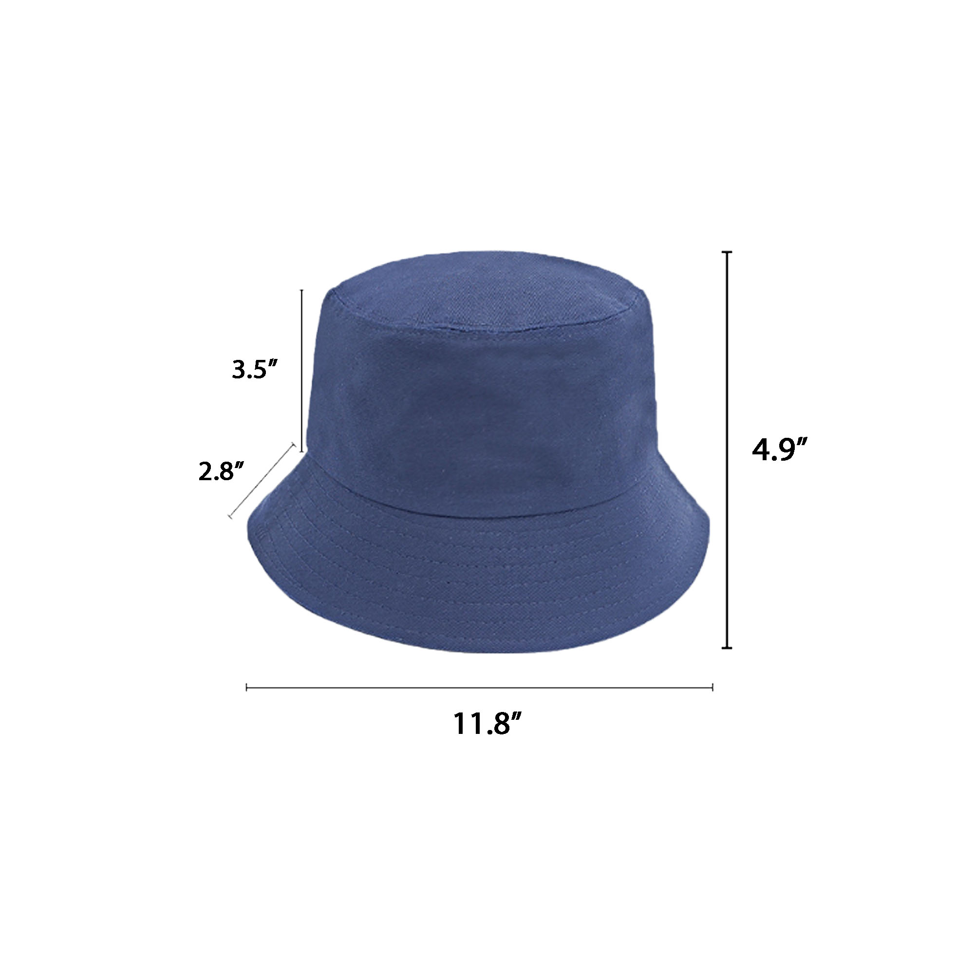Embroidered Custom Pure Cotton Fishmen Hat 5