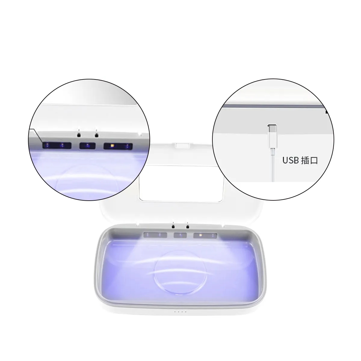 Multi-Function UV Phone Sanitizer With Wireless Charging 6