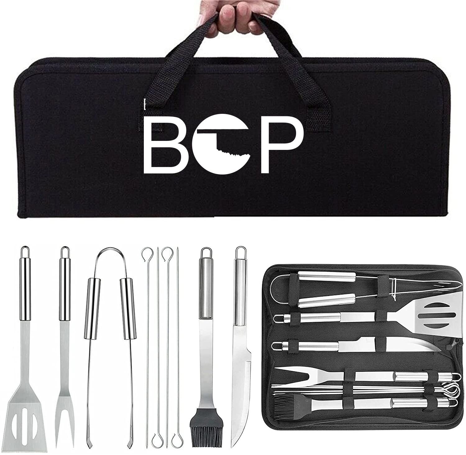 BBQ Tool Set 9 pieces 2
