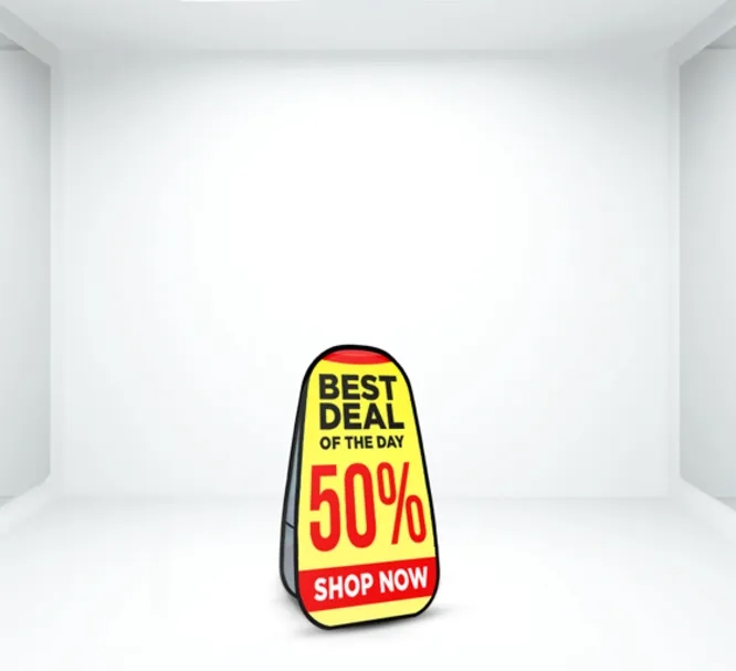 Vertical Pop Up Banner (3.28 ft x 5.74 ft) 5