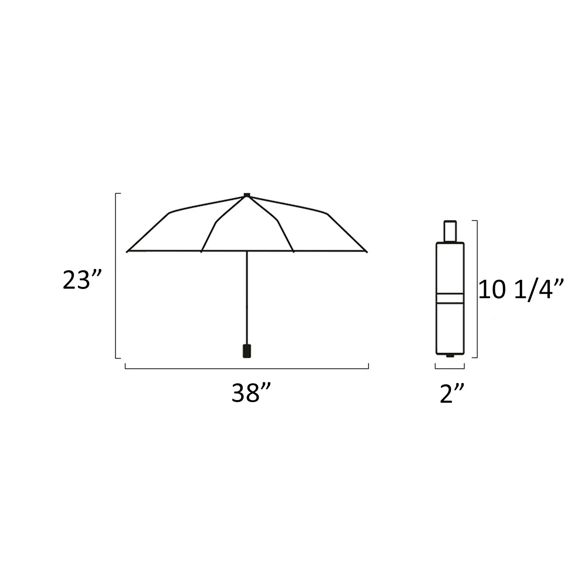 38" Steel Sunshade Umbrella 5