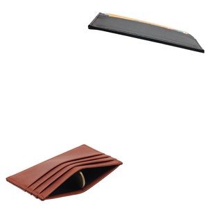 2 Sides Business PU Leather Card Holder With Wallet 18