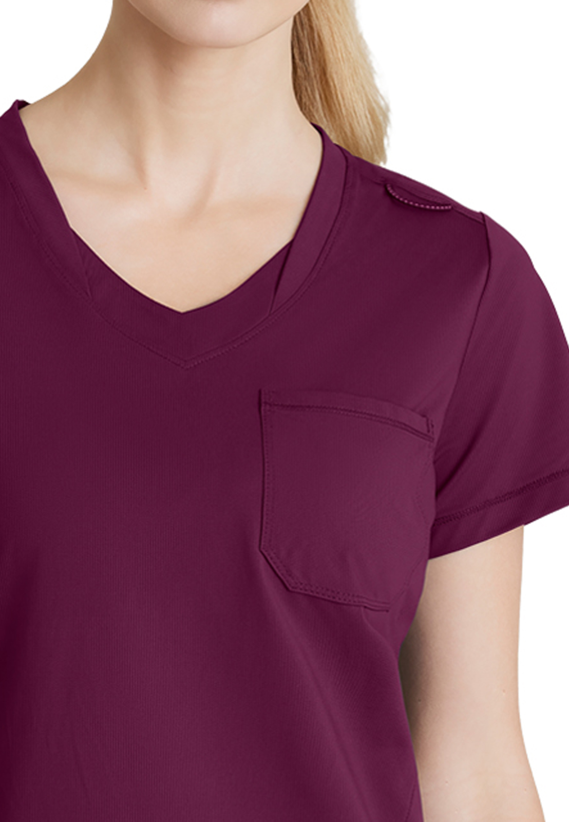 Skechers Slip-Ins - Women's One-Pocket Curved Neck Flow Scrub Top 21