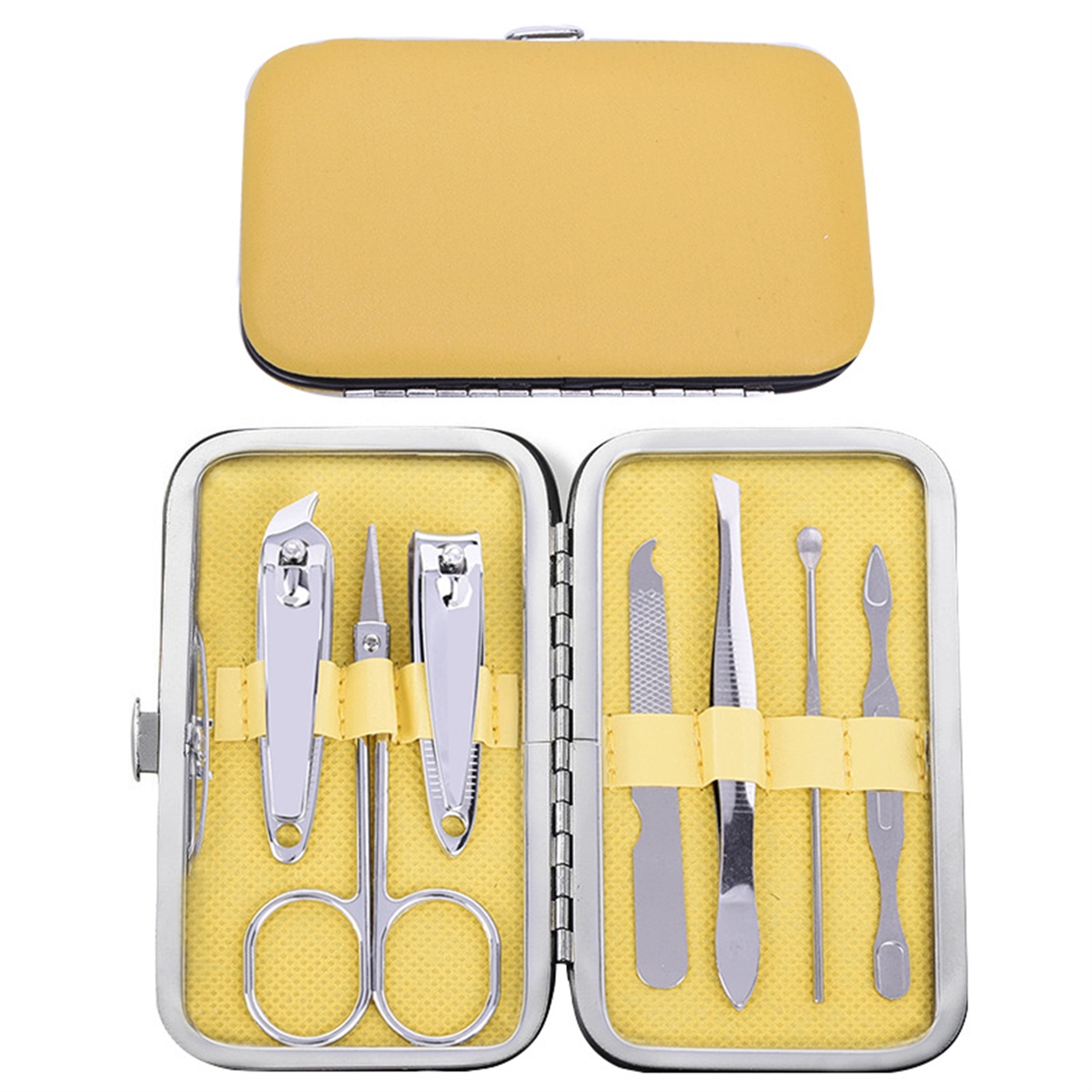 Stainless Steel 7 in 1 Set Manicure Makeup Tool 11