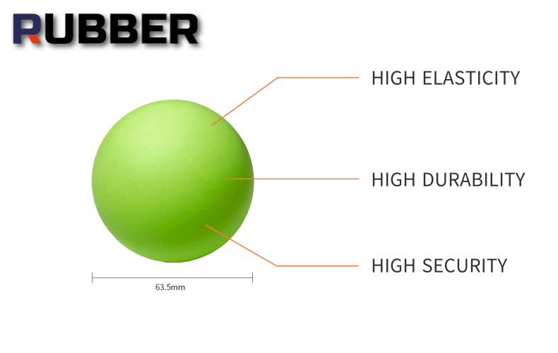 Massage Lacrosse Pin Rubber Solid Ball 3