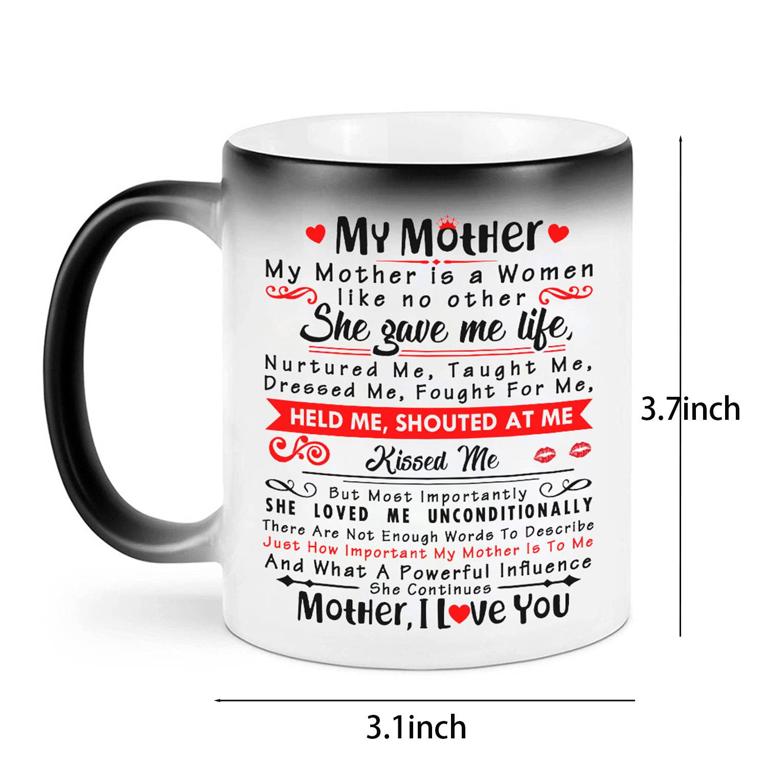11oz Heat Sensitive Color-Changing Ceramic Coffee Mug 5