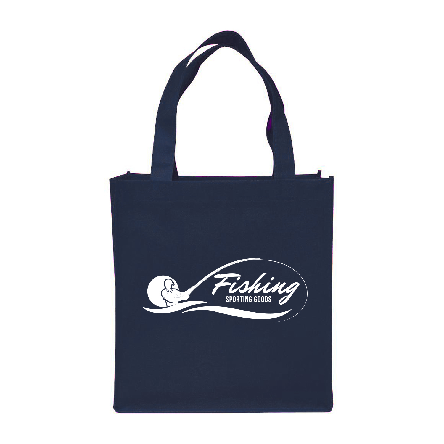 Clipper Non-Woven Grocery Tote Bag (2 Color Imprint) 10