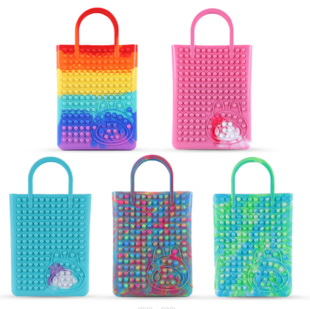 Silicone Fidget Rectangle Pop It Handbag 5