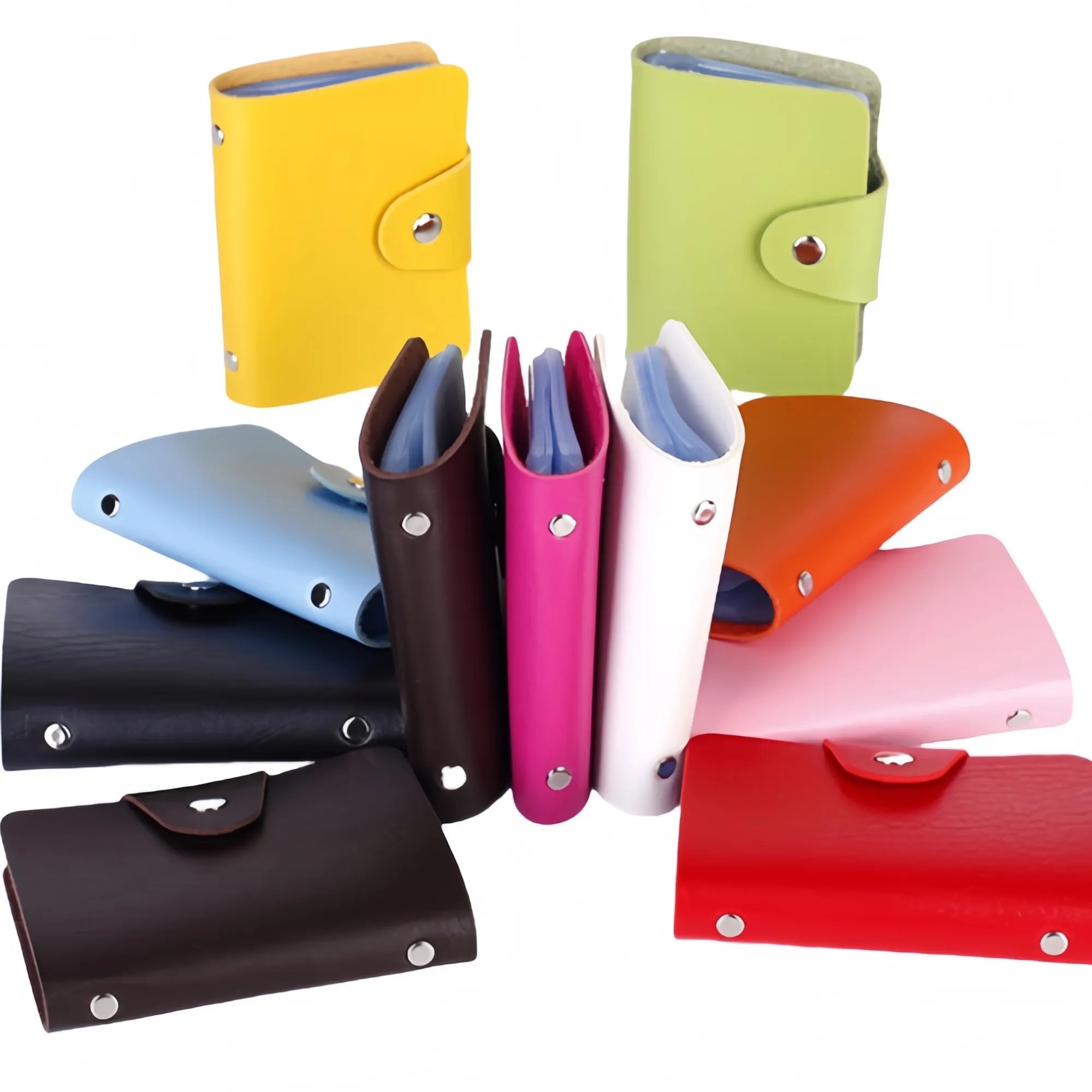 MOQ100 10-slot Creative Card Holder Case 3