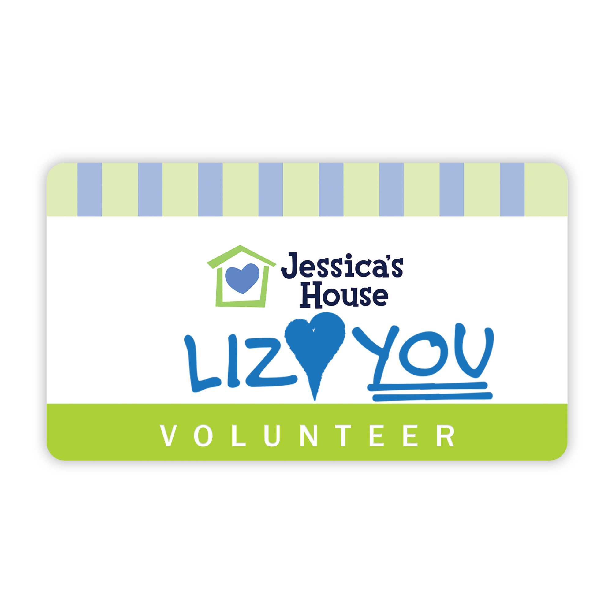 UV Imprint Spectrum Badges With Personalization 2X3.5" Rectangle With Rounded Corners