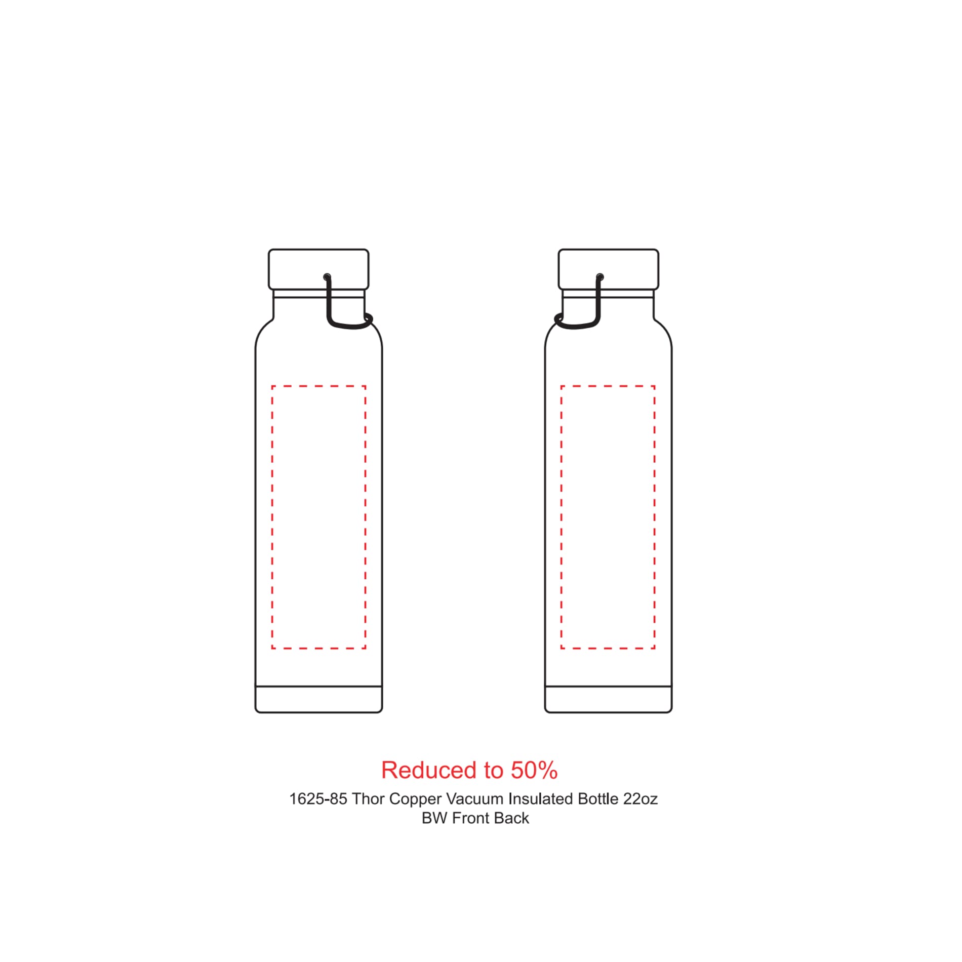 Thor Copper Vacuum Insulated Bottle 22oz 84