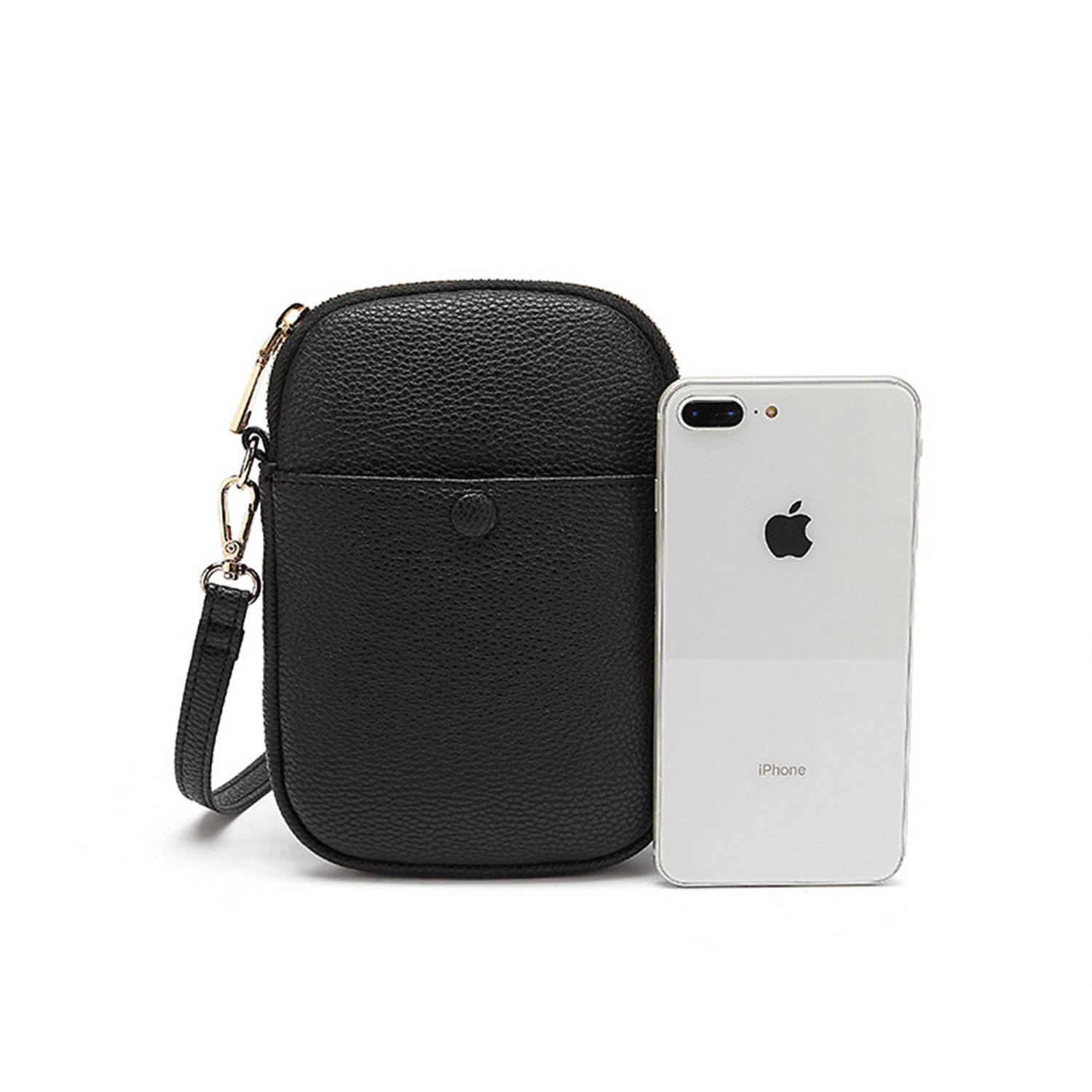 PU Leather Casual Crossbody Shoulder Phone Bag 4