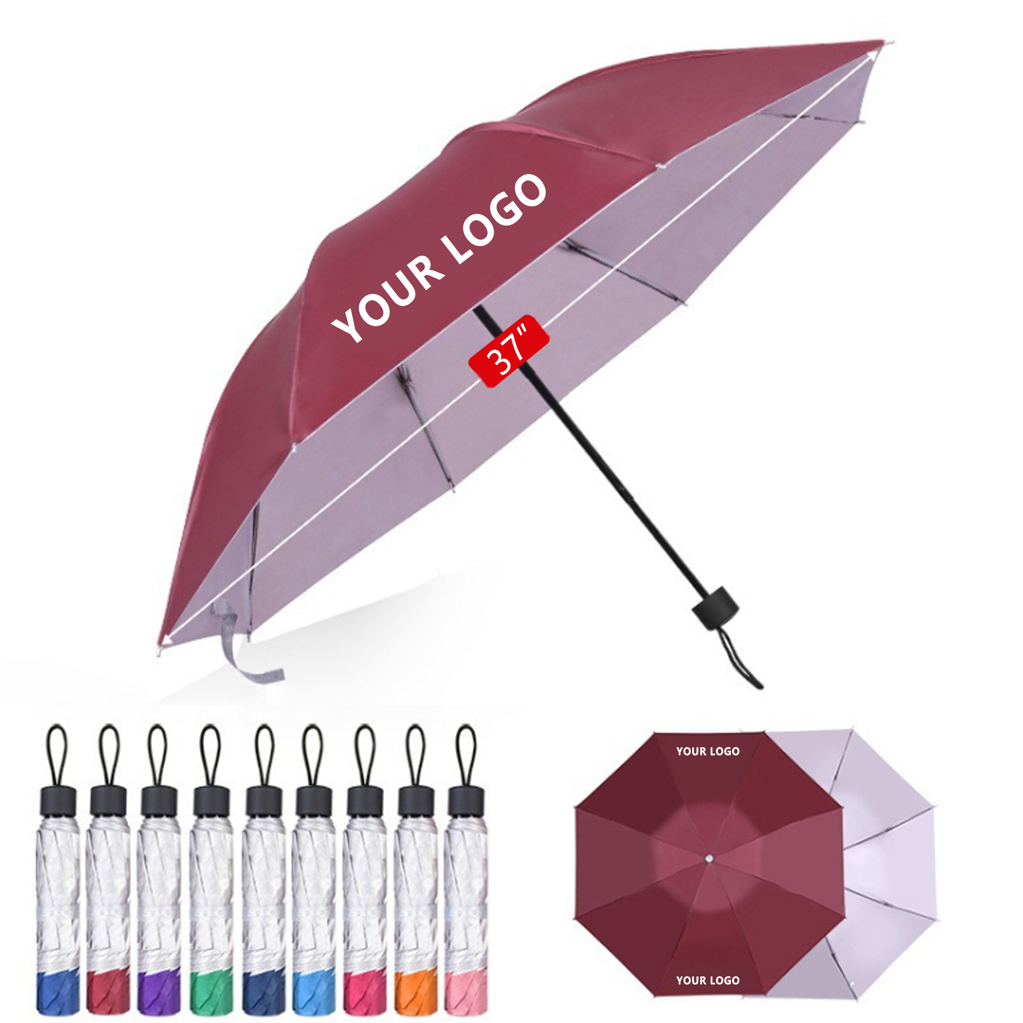 Dual-purpose umbrella for sun and rain protection 2