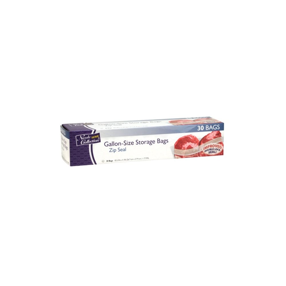 Gallon Storage Bags - Zip Seal 30 Packs 2