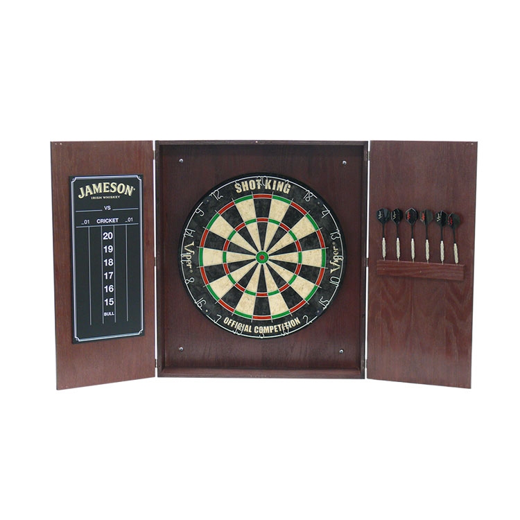 Dart Cabinet with Dartboard and Darts