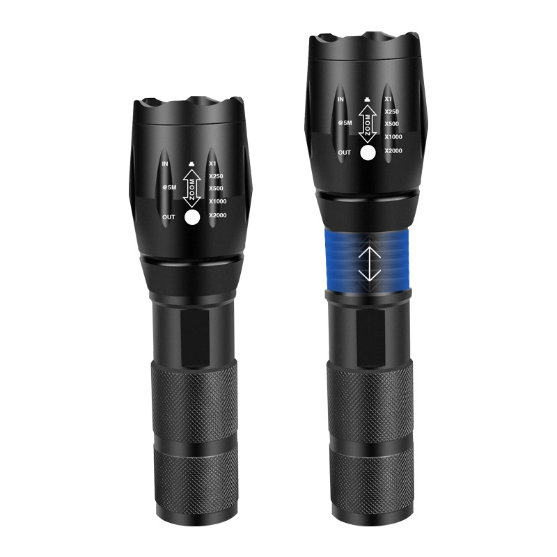 Custom Rechargeable Zoomable Flashlights 5