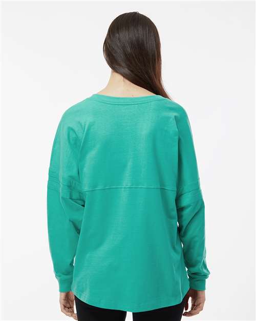 Women's Jersey Pom Pom Long Sleeve T-Shirt - T14 47