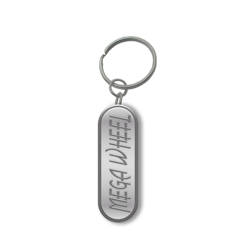 Customized Zinc Alloy Keychain with Shiny Silver Plating 1