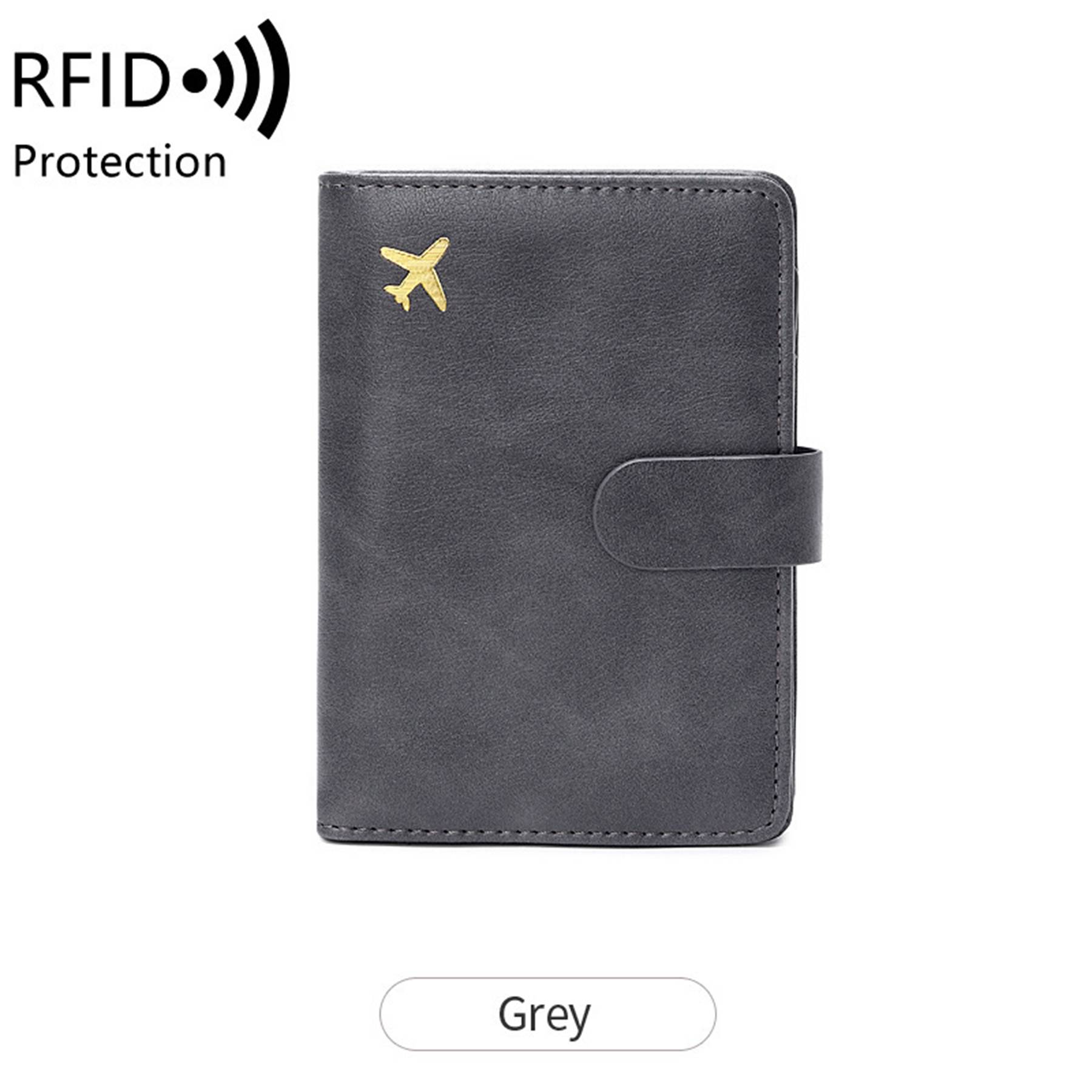 PU Leather RFID Passport/Card Wallet With Arita holder 7