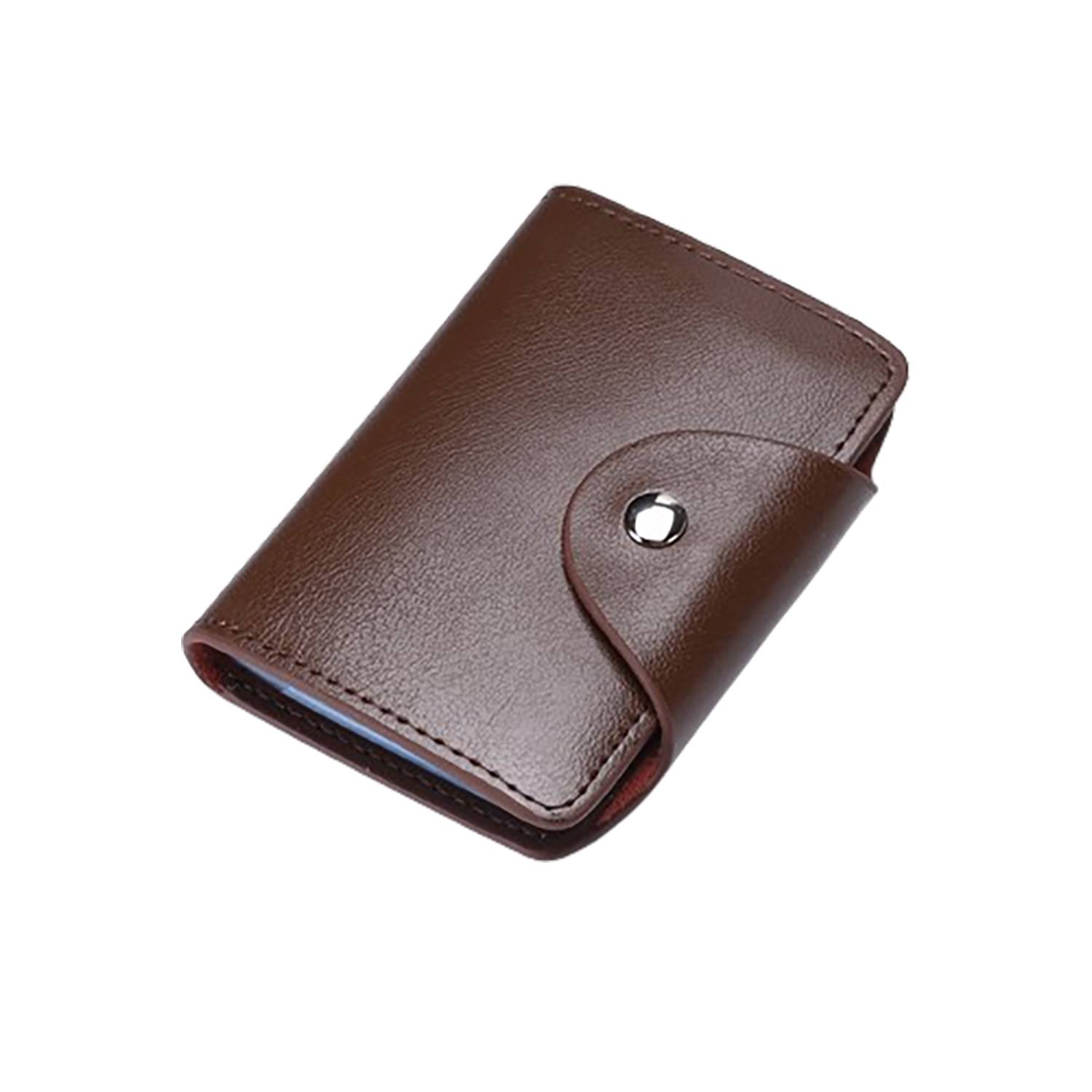 Waterproof Genuine Leather Business Card Holder 5