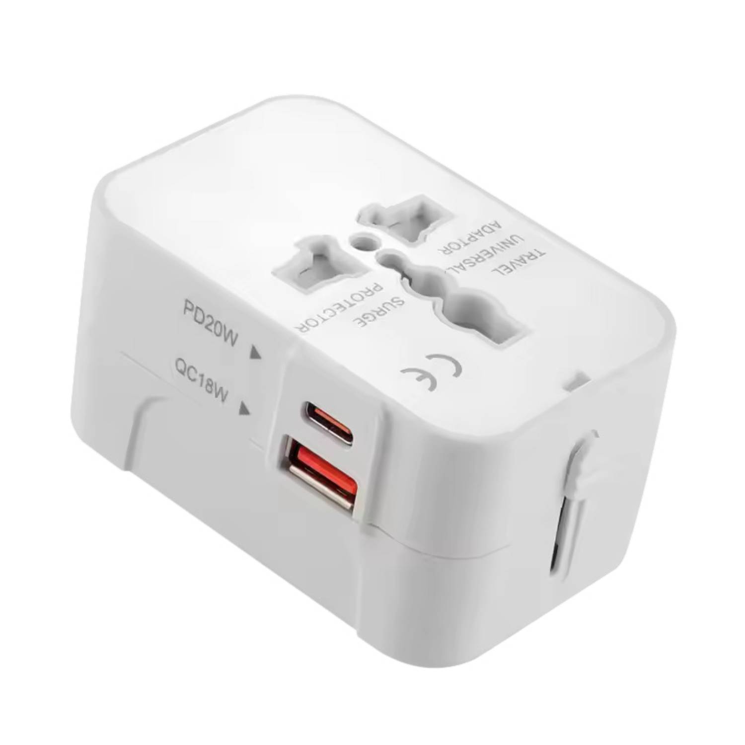 Type C USB A Universal Fast Charge Adapter - QC18W + PD20W 8