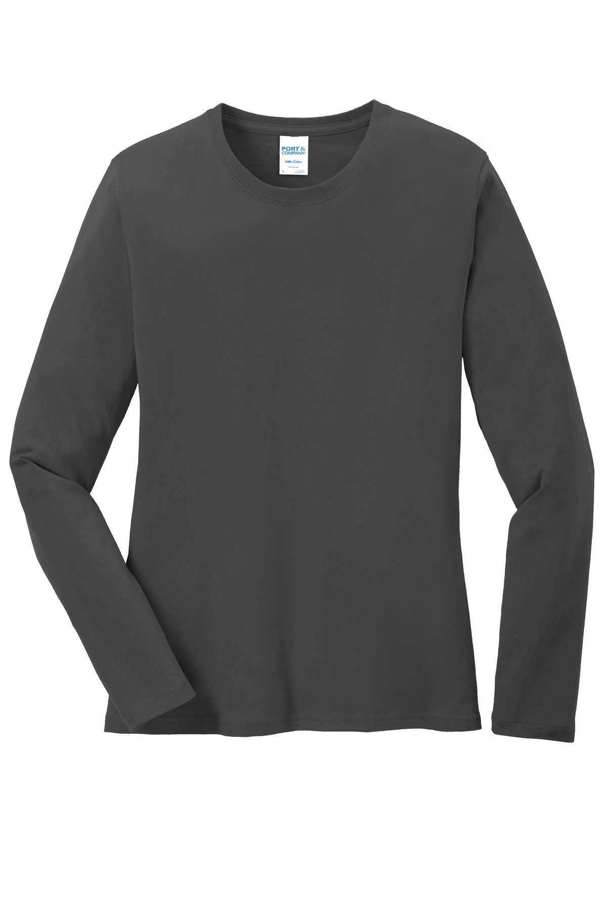 Port & Co Women's Long Sleeve Core Cotton Tee. LPC54LS 41
