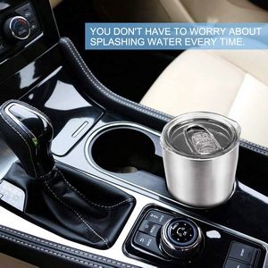 260ML Double Wall Stainless Steel Travel Cup With Slide Lid 11