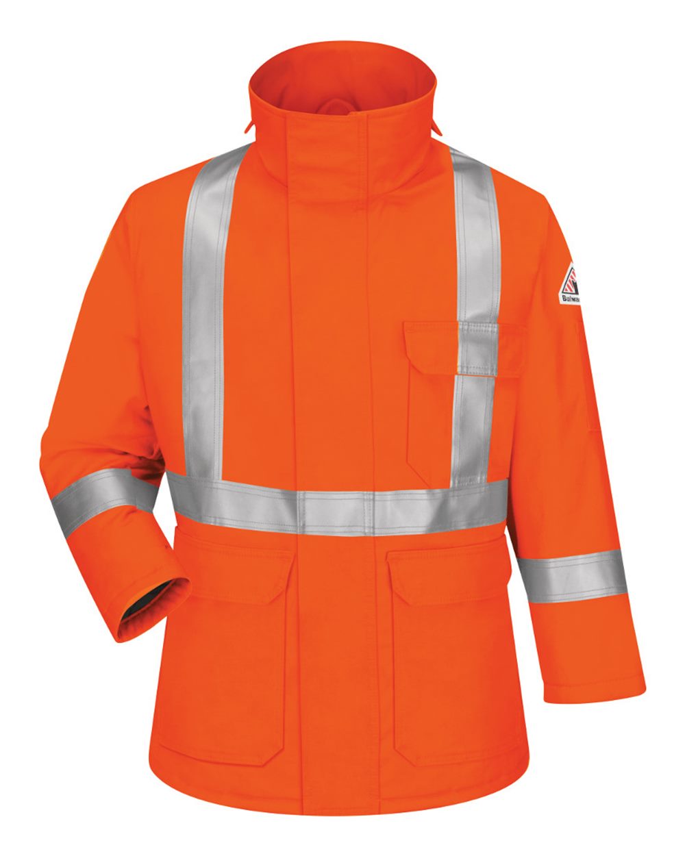 Men's Deluxe Parka With Reflective Trim - EXCEL FR® ComforTouch - JLPC 7