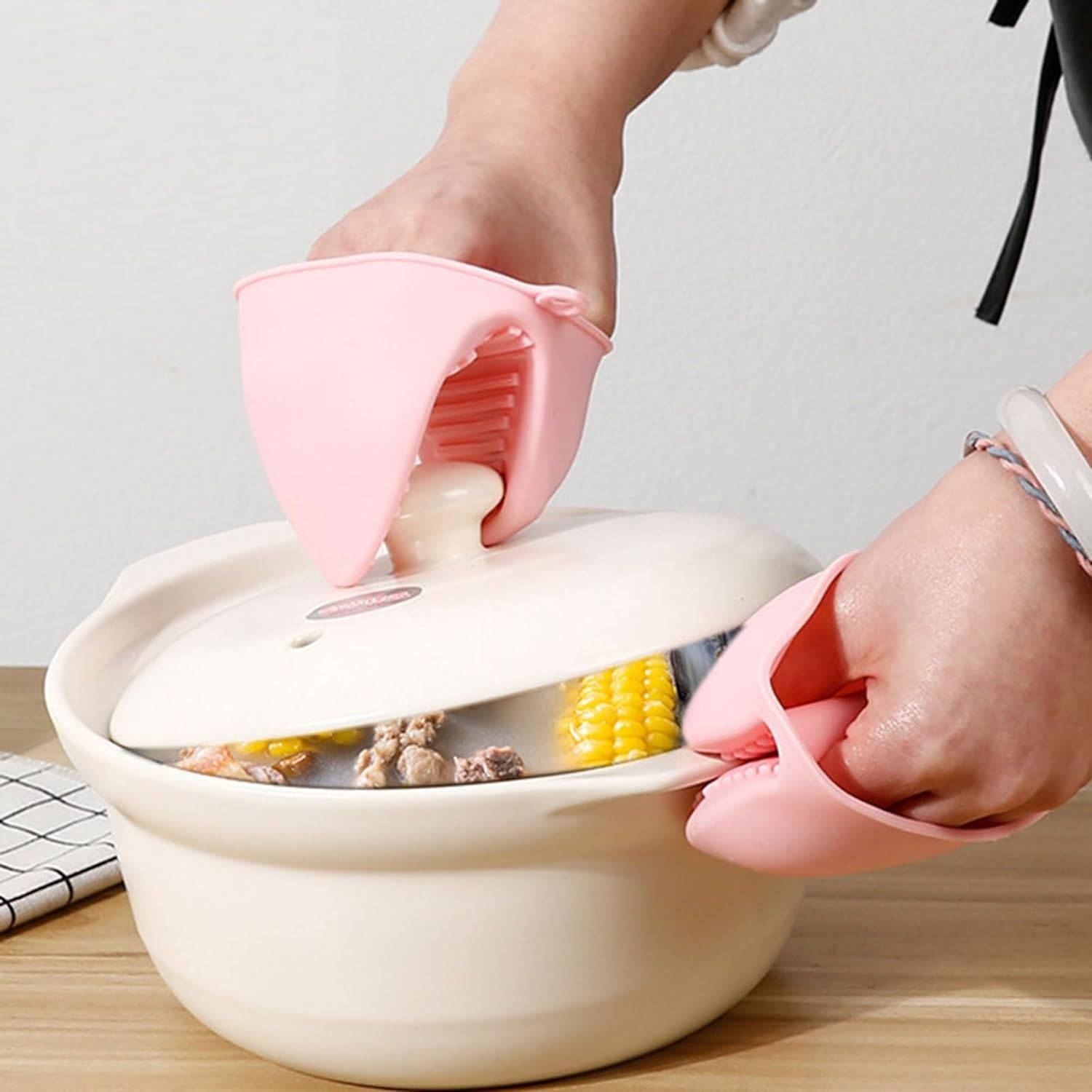 Kitchen Cooking Silicone Insulated Gloves 2